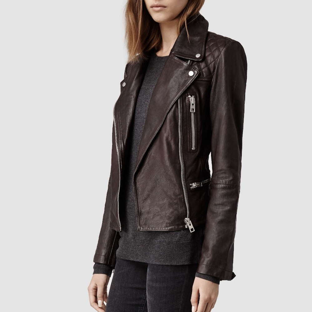 AllSaints Leather Jacket (Bleeker Biker)